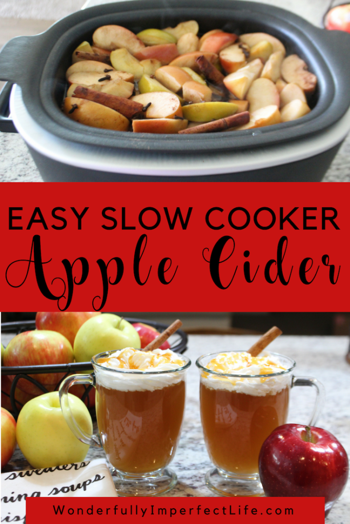 SLOW COOKER HOT APPLE CIDER